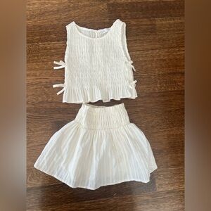 Zara Girls Top and Skort Set